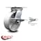 Service Caster 6 Inch Semi Steel Caster with Roller Bearing and Brake/Swivel Lock SCC SCC-35S620-SSR-SLB-BSL - alternate 3